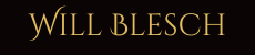 The Official Website of Will Blesch Logo