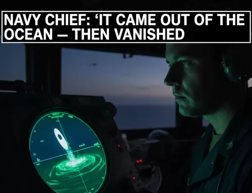 UFO Rises from Ocean, Navy Chief Proves It’s Real: ‘Even the Skeptics Shut Up’